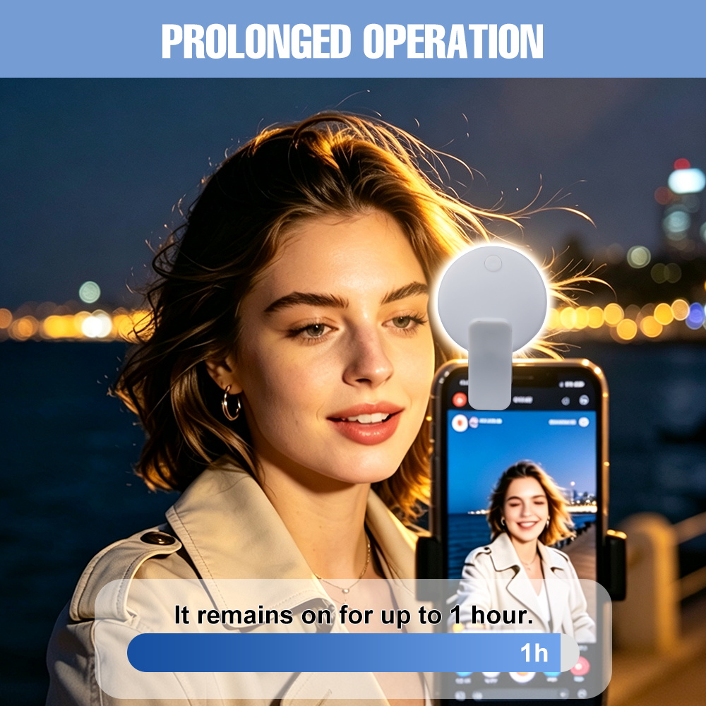 Klipsowa lampa LED do selfie,  – Photography Lighting Description recenzja i cena